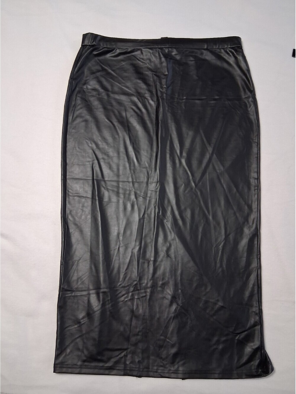 SHEIN Faux Leather Maxi Skirt